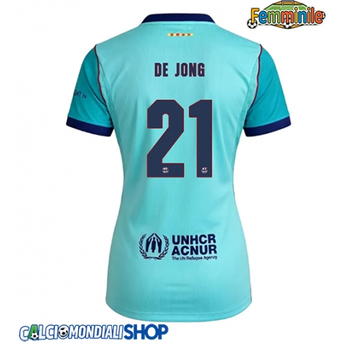 Maglie da calcio Barcelona Frenkie de Jong #21 Terza Maglia Femminile 2026-27 Manica Corta
